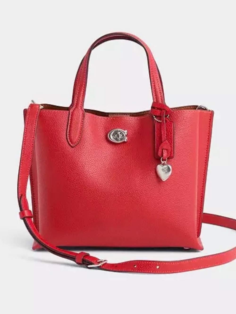 Coach Limited Edition
Valentines Day Willow 24 Bag with Heart Charm